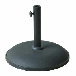 Marbueno Base Sombrilla Redonda Cemento 41,5x35 cm 15KG Negro Jardin, Piscina y Terraza 10447