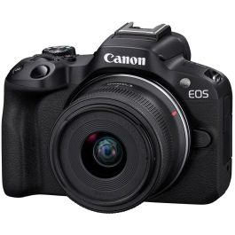 Canon EOS R50 MILC Cámara Negra Kit RF-S 18-45mm 24.2 MP 4K