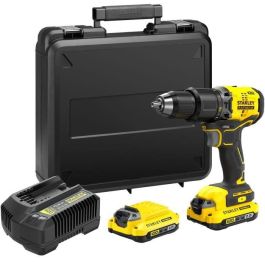 Stanley Fatmax SFMCD715D2K-QW Taladro Atornillador de Impacto sin Escobillas 18V 60Nm con 2 Baterías Litio 2Ah V20 Precio: 220.50000005. SKU: B162VFDMRP