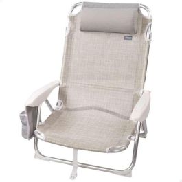 Silla playa plegable aluminio 4 posiciones ibiza 51x45x76 cm con cojin y bolso. Precio: 38.78999971. SKU: S2428748