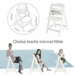 Roba VEN4005317244976 Trona de Madera Sit Up III Regulable en Altura Blanco
