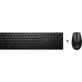 HP 655 Teclado y Ratón Inalámbrico – 20+ Teclas Personalizables, Ratón con Seguimiento Preciso, Materiales Reciclados, Fácil Limpieza