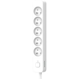 Regleta - QUARX - 5 tomas - Con cable de 3m, protección infantil Regleta - QUARX - 5 tomas - Con cable de 3m, protección infantil