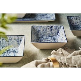 La Mediterranea Plato Llano de la Colección Electra con Acabado Elite Brillo 24 x 24 cm (6 Unidades)