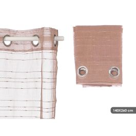 Giftdecor Cortina Marrón Rayas Horizontales, 100% Poliéster, 34x1.5x27 cm (6 Unidades) Precio: 40.98999993. SKU: B1BY4P4MBC