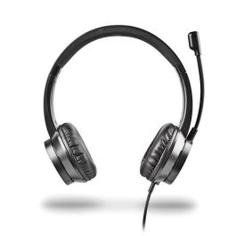 NGS MSX11PRO Auriculares estéreo supraurales con Micrófono ajustable, Jack 3.5mm, adaptador doble Jack para PC y control de volumen en cable - Negros NGS MSX11PRO Auriculares estéreo supraurales con Micrófono ajustable, Jack 3.5mm, adaptador doble Jack para PC y control de volumen en cable - Negros