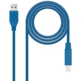Cable USB 3.0 Impresora Nanocable 10.01.0802-BL/ USB Tipo-B Macho - USB Macho/ 2m/ Azul Precio: 5.94999955. SKU: B1HVFL3LST