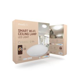 Lampara Techo Muvit Io Wifi 18 W Lampara Techo Muvit Io Wifi 18 W