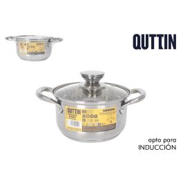 Inde Cacerola de Acero con Tapa para Inducción 16 cm (2 L) (6 Unidades)
