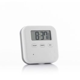 Innovagoods Pastillero Inteligente Electrónico con Reloj, Alarma y Cronómetro, 4 Compartimentos, Hermético, Tamaño Bolsillo