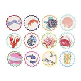 DKD Home Decor Posavasos Mediterraneo Blanco Multicolor Dolomita Corcho 72 Unidades 10.8 x 0.7 x 10.8 cm Precio: 153.58999964. SKU: B12GLDM5JF