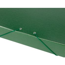 Carpeta Proyectos Liderpapel Folio Lomo 50 mm Carton Gofrado Verde