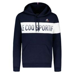 Sudadera con Capucha Hombre Le coq sportif BAH Hoody N°1 M sky Azul marino 8-10 Años