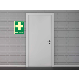 Archivo 2000 Señal Botiquín 224x300 PVC Verde