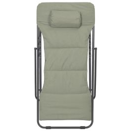 Home Deco Factory Tumbona Plegable Verde Caqui 55x81 cm h.84,5-89-94 cm