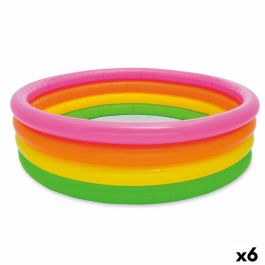 Piscina Hinchable para Niños Intex Sunset Aros 780 L 168 x 46 x 168 cm (6 Unidades) Precio: 98.59000019. SKU: B1GCD8FTJH