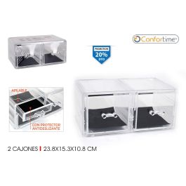 Organizador Multiuso 2 Cajones Confortime (6 Unidades) Precio: 39.79000058. SKU: B1EJLKZLQE