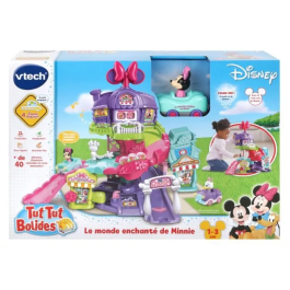 Vtech Tut Tut Bolides Mundo Encantado de Minnie Convertible Mágico Idioma Francés Juguete Interactivo