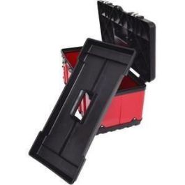 KS TOOLS Caja de Herramientas Desmontable Bimateriales Metal PVC 58.2x29.8x25.5cm, Carga Máx. 30 kg, con Candado y Cubierta Antideslizante KS TOOLS Caja de Herramientas Desmontable Bimateriales Metal PVC 58.2x29.8x25.5cm, Carga Máx. 30 kg, con Candado y Cubierta Antideslizante