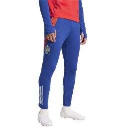 Pantalón de Entrenamiento de Fútbol para Adultos Adidas España Tr Azul Hombre S