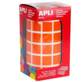 Apli Gomets Cuadrados 15 mm Rollo Naranja -Rollo 2832 Unidades- Precio: 3.50000002. SKU: B1JV4K6FNS