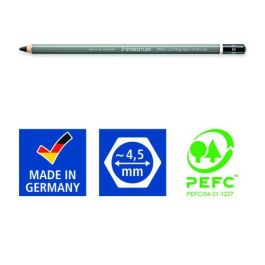 Lapiz De Grafito Staedtler Design Journey 100C Lumograph Charcoal Blister De 3