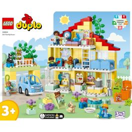 LEGO Duplo 10994 Casa Familiar 3en1 Juego de Construcción para Niños y Niñas a Partir de 3 Años con 218 Piezas Multicolor