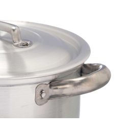 Cacerola de Aluminio Kinvara 16 cm 1,5L - Plata, Apto Gas/Horno/Lavavajillas (10 Unidades) Cacerola de Aluminio Kinvara 16 cm 1,5L - Plata, Apto Gas/Horno/Lavavajillas (10 Unidades)