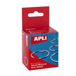 Apli Anillas Metálicas Articuladas Ø25 mm Niqueladas Caja 20 Unidades Apli Anillas Metálicas Articuladas Ø25 mm Niqueladas Caja 20 Unidades Precio: 3.50000002. SKU: B1H6QA6XCM