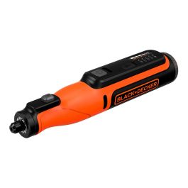 Black+Decker Multi-herramienta Rotativa BCRT8IK-XJ 7.2V Inalámbrica con 53 Accesorios y Velocidad Variable