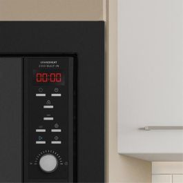Cecotec 01387 Microondas Integrado Digital con Grill 23 L 900W / 1000W Acero Inox Negro, 9 Programas, Descongelación Cecotec 01387 Microondas Integrado Digital con Grill 23 L 900W / 1000W Acero Inox Negro, 9 Programas, Descongelación