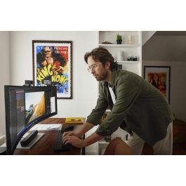 HP E45c G5 Monitor Curvo Ultrawide DQHD para Productividad e Inmersión