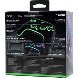 Power A Mando con Cable Spectra Infinity 1522360-01 para Xbox Serie X/S, Color Personalizable con LED