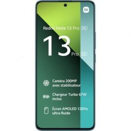 Smartphone Xiaomi Redmi Note 13 Pro NFC 8GB/ 256GB/ 6.67"/ 5G/ Verde Azulado Smartphone Xiaomi Redmi Note 13 Pro NFC 8GB/ 256GB/ 6.67"/ 5G/ Verde Azulado