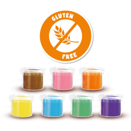 Ses Creative SEC8710341249199 Kit de Masa de Modelado Gigante Ecológico (7x90 g con Herramientas)