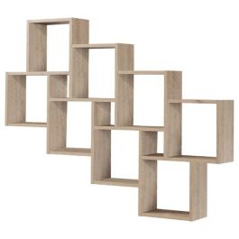 Estante de pared LAURIO 3 - Decoración en roble - L94,5 x H120,8 x P15,7 cm - Hecho en Alemania Precio: 99.50000005. SKU: B1BQCTMV2A