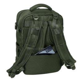 Safta Mochila Viaje Cabina Portatil 15,6'' Verde 29x44x19 cm