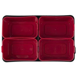 Je cherche une Idee Juego de 7 Cajas de Almacenamiento Flexibles y Apilables de Plástico PE