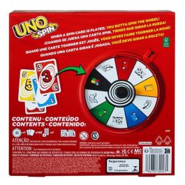 Mattel UNO Spin Juego de Cartas para Niños a partir de 7 Años