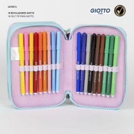 Plumier Triple Gabby's Dollhouse Rosa 12,5 x 6,5 x 19,5 cm
