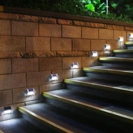 LUMISKY Pack de 2 focos de pared impermeables para exteriores - 3 LED