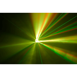 ALGAMLIGHT Luz Led Wash 6 x 15W Rgbw + Láser Verde 200Mw