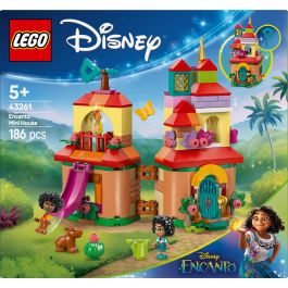 LEGO 43261 Mini Casa de Encanto Disney Madrigal Micromundo Construible con 3 Personajes, Tobogán y Cierre Portátil para Niños +5 años