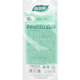 Algon Set 10 Vasos Sidra PP 480 ml (20 Unidades)