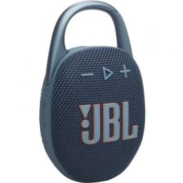 JBL Clip 5 Altavoz Bluetooth Portátil IP67 7W - Hasta 15h Batería, Mosquetón, Sonido JBL Pro - Azul - JBLCLIP5BLU