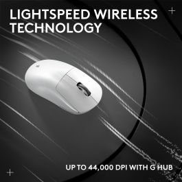 Logitech G PRO X SUPERLIGHT 2 LIGHTSPEED EER2-933 Ratón Gaming Inalámbrico Óptico Blanco 32000 DPI USB-C