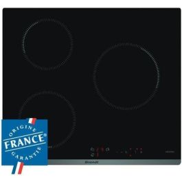 BRANDT BPI6310B - Placa de inducción - 3 zonas - 4600W - L58 x D51cm - Revestimiento de vidrio - Negro Precio: 311.50000057. SKU: B1EBB583G2