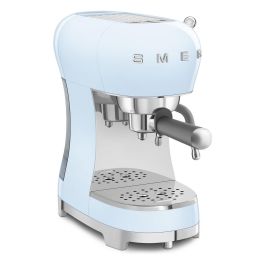 Smeg ECF02PBEU Máquina Espresso, 1.1L, 1350W, Pastel Blue