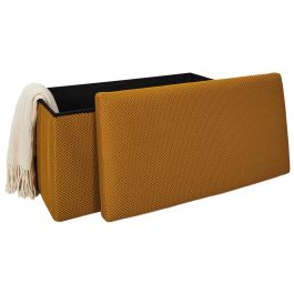 Banco-Puf Plegable Atom Mostaz Home Deco Factory Banco-Puf Plegable Atom Mostaz Home Deco Factory