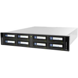 Overland-Tandberg RDX QuikStation 8 RM 8 Bay 2x10Gb - Matriz de Almacenamiento RDX con 8 bahías y conectividad RJ-45, USB 3.2 Gen 1